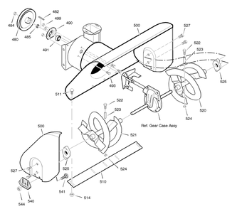 Part Location Diagram of 1501133E201 Briggs and Stratton Housing